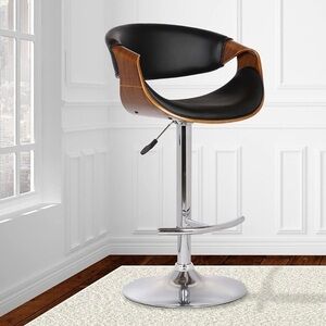 Armen Living Butterfly Adjustable Swivel Barstool